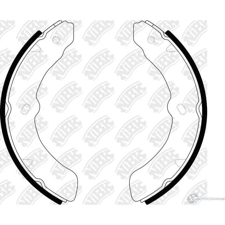 Тормозные колодки NIBK FN4458 4582431705472 DK K43 3834461
