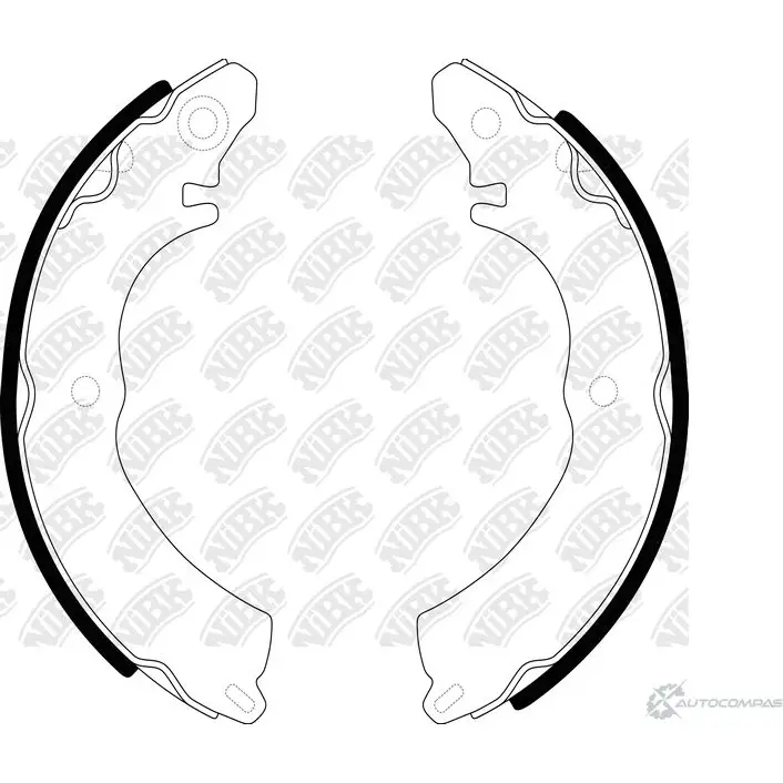 Тормозные колодки NIBK 4582409056032 3834487 FN6729 WK7 MD