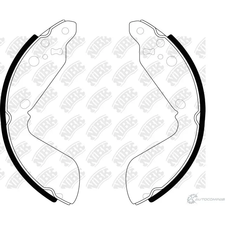 Тормозные колодки NIBK 4582409056056 3834504 T Z762SS FN9942
