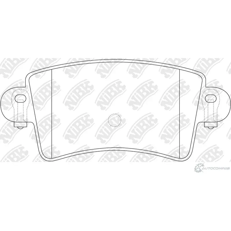 Тормозные колодки дисковые, комплект NIBK 4582431708190 PN0216 7G6 1EF 3834722
