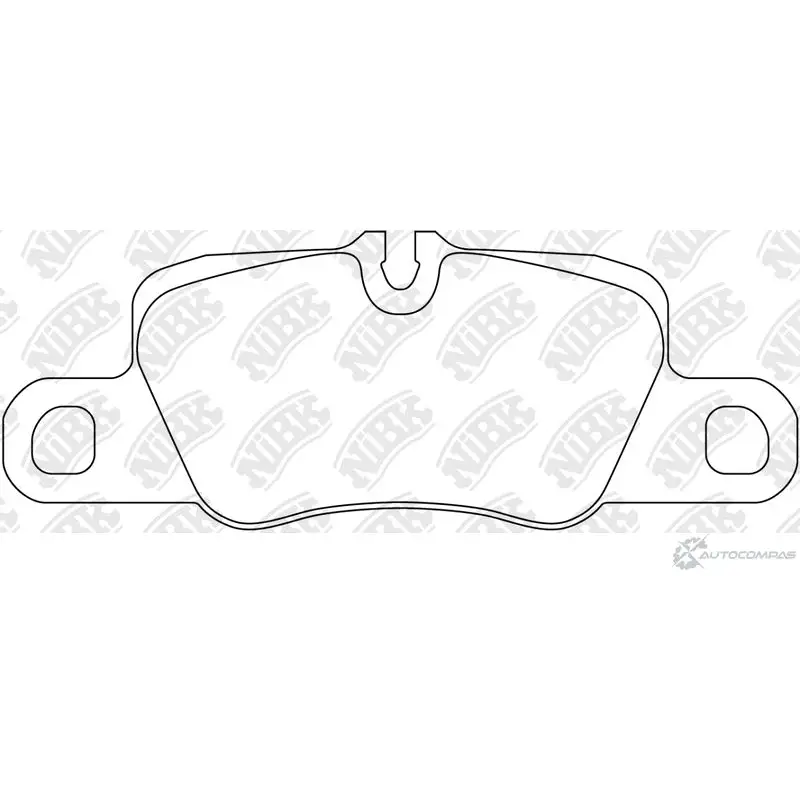 Тормозные колодки дисковые, комплект NIBK PN0564 3835044 4582431709661 AAQ ZDPZ