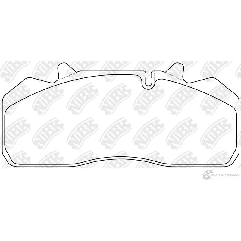 Тормозные колодки дисковые, комплект NIBK 3X40 9 1437122885 PN0920 изображение 0