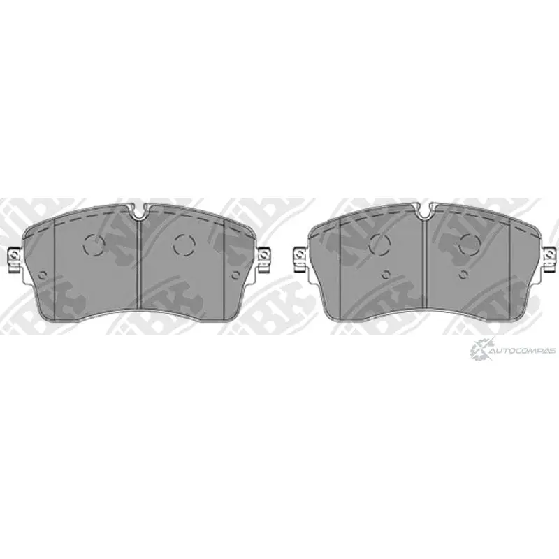 Тормозные колодки дисковые, комплект NIBK PQMB GFR PN0941 1437122892