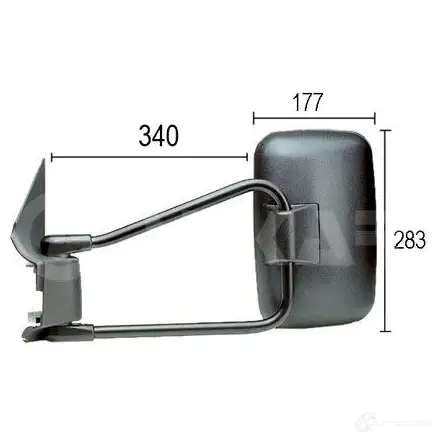 Наружное зеркало ALKAR 8424445017799 2737623 8W7 D6GE 9201963