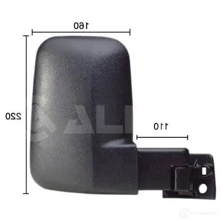 Наружное зеркало ALKAR 2738074 4 WFCFSV 9262961 8424445036738