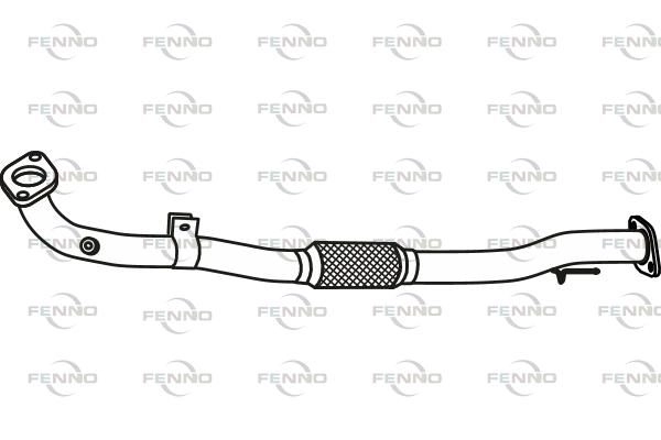 Выхлопная труба глушителя FENNO URBJ SR P10012 1424215644 изображение 0