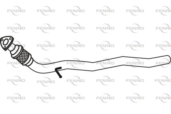 Выхлопная труба глушителя FENNO P11054 SCP 2M 1424285560