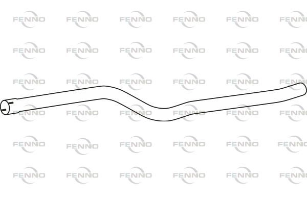 Выхлопная труба глушителя FENNO NOIS 5 1424215655 P14013 изображение 0