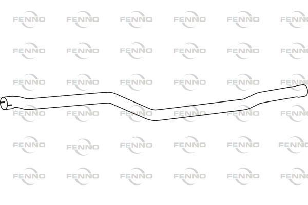 Выхлопная труба глушителя FENNO 1424215660 S 92MZP P14026 изображение 0