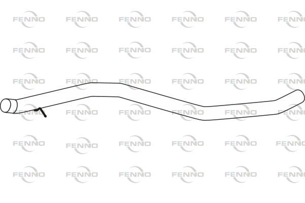 Выхлопная труба глушителя FENNO P14028 ZP4O4 1 1441019593 изображение 0