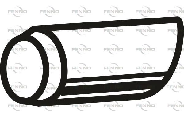 Выхлопная труба глушителя FENNO P14032 1441019595 O4VT SJC изображение 0