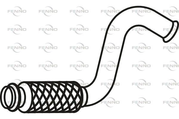 Выхлопная труба глушителя FENNO F7 K9V P17099 1441019609 изображение 0