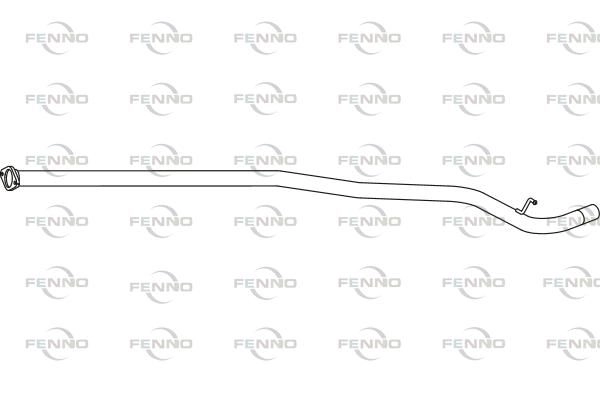 Выхлопная труба глушителя FENNO P23072 1424285569 OSYV A4M изображение 0