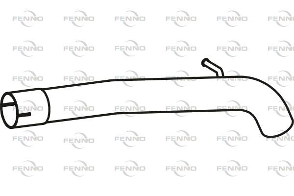 Выхлопная труба глушителя FENNO 0 WDXB 1424215699 P23074 изображение 0