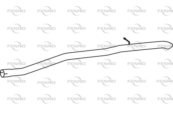 Выхлопная труба глушителя FENNO JOWZ UT P23124 1441019663 изображение 0