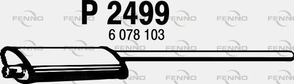 Резонатор FENNO P2499 1441019672 9F EBC