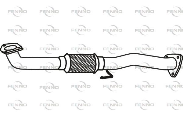 Выхлопная труба глушителя FENNO OBZ30 84 P27027 1441019674 изображение 0