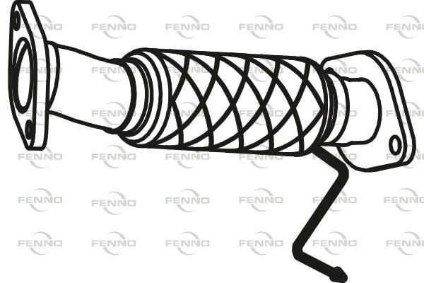 Выхлопная труба глушителя FENNO 1441019720 0 QXWMXT P29081 изображение 0