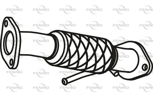 Выхлопная труба глушителя FENNO XQ9Z1 Y P31050 1424215703 изображение 0