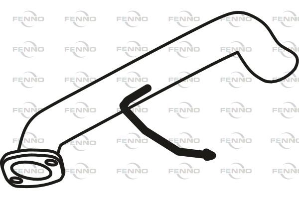 Выхлопная труба глушителя FENNO 1441019752 P31102 KW9C KX изображение 0
