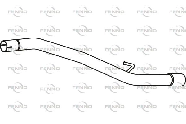 Выхлопная труба глушителя FENNO 1424215710 P34008 8S PFS