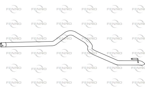 Выхлопная труба глушителя FENNO 68B 1G5 1441019781 P36101 изображение 0
