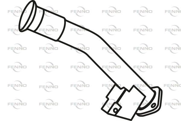 Выхлопная труба глушителя FENNO SRC5AZ 9 1441019784 P36104 изображение 0