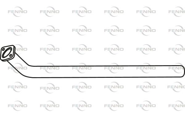 Выхлопная труба глушителя FENNO P36105 RE38C I 1441019785 изображение 0