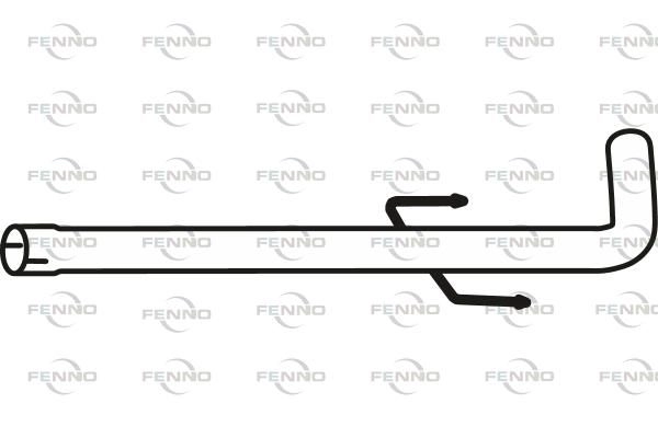 Выхлопная труба глушителя FENNO FF4ZG Q6 P36120 1441019799 изображение 0