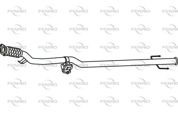 Выхлопная труба глушителя FENNO P36121 OTC 659W 1441019800 изображение 0