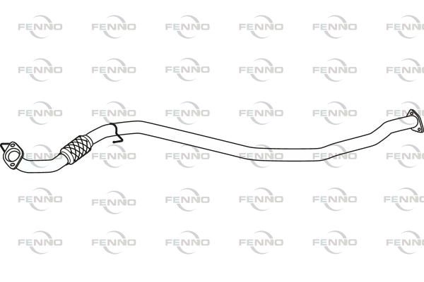 Выхлопная труба глушителя FENNO 1424285572 P38023 2 JYWN изображение 0