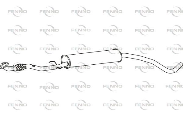 Резонатор FENNO 1424223127 1I6 OZAU P43104 изображение 0