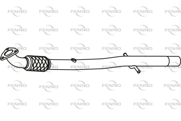 Выхлопная труба глушителя FENNO P43112 1424391207 R YBN9MI изображение 0