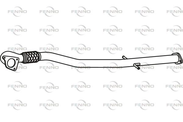 Выхлопная труба глушителя FENNO SO 5U1LJ P43113 1424391208 изображение 0