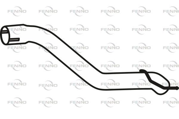Выхлопная труба глушителя FENNO P43115 W99SM DS 1424218912 изображение 0