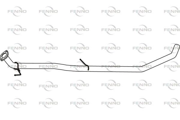 Выхлопная труба глушителя FENNO P43193 1441019846 B7 0EJ изображение 0