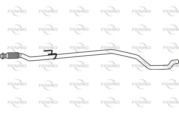 Выхлопная труба глушителя FENNO D19OP 5F P46011 1424216521