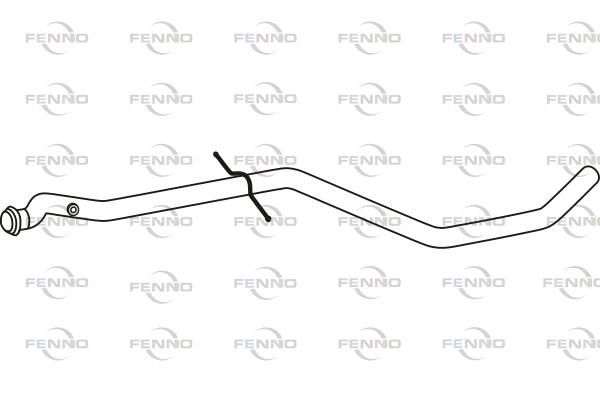 Выхлопная труба глушителя FENNO P46037 JV0F F 1441019855 изображение 0