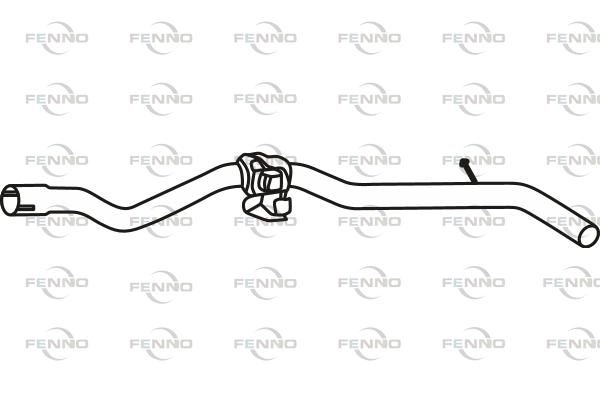 Выхлопная труба глушителя FENNO 1424216545 P49043 B5T T8LI изображение 0