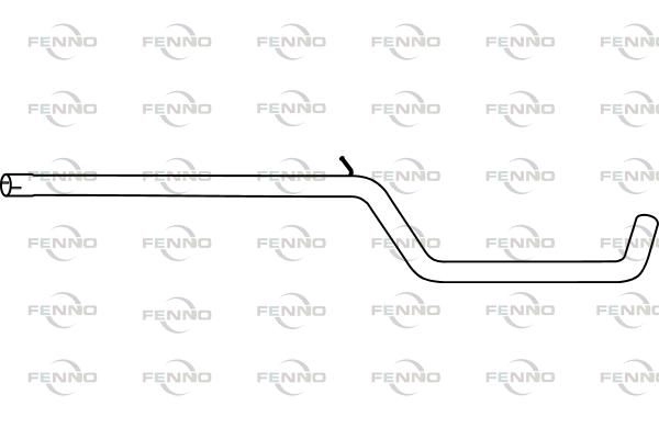 Выхлопная труба глушителя FENNO 1424215092 P72112 YN X33 изображение 0
