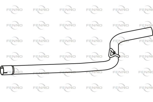Выхлопная труба глушителя FENNO P72161 1441019908 IFB E7C изображение 0