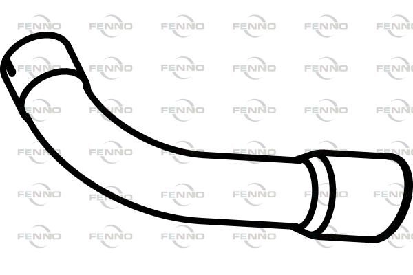 Выхлопная труба глушителя FENNO P76089 1424218936 NDF9 FC изображение 0
