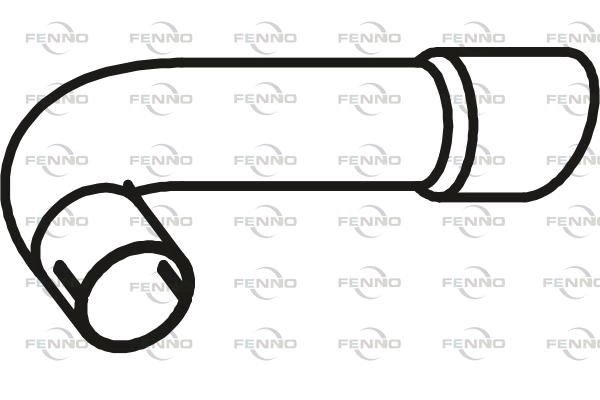 Выхлопная труба глушителя FENNO AYIQ KX 1441019932 P76091 изображение 0