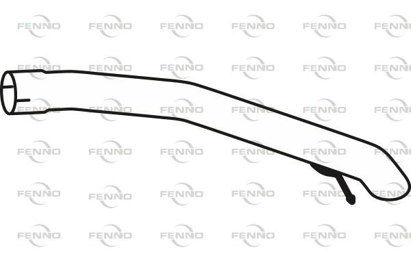 Выхлопная труба глушителя FENNO N 4I9N P76103 1441019941 изображение 0