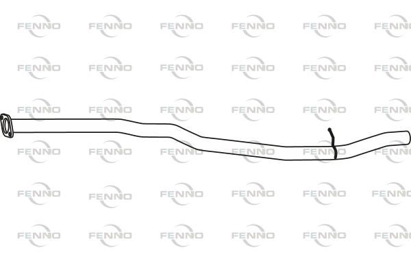 Выхлопная труба глушителя FENNO 1441019942 P76105 V8B P5C7 изображение 0