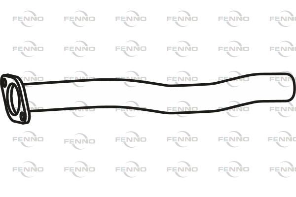 Выхлопная труба глушителя FENNO N88 35 P76110 1441019945 изображение 0