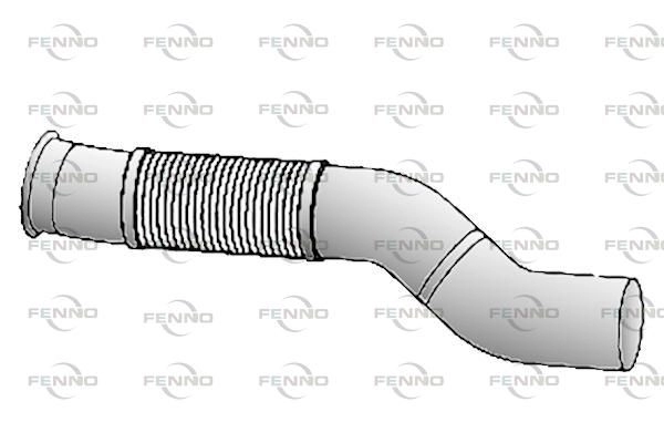 Выхлопная труба глушителя FENNO T16232 XNMF5 S5 1441020218 изображение 0