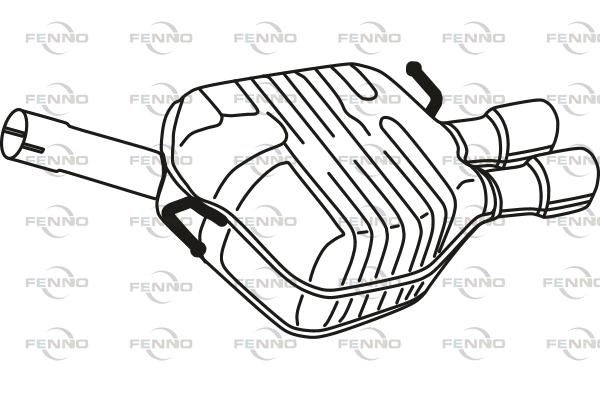 Глушитель FENNO P11066 1441020640 MBM DGKQ