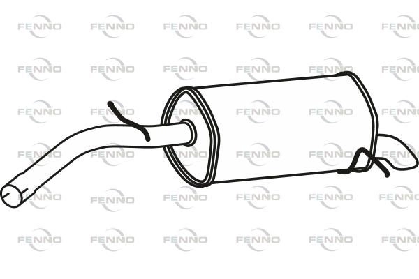 Глушитель FENNO 2IUZ2 D P17063 1424234048