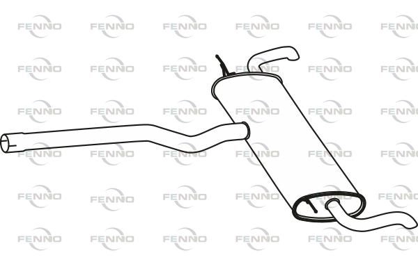 Глушитель FENNO 5RTLF 6U P23113 1441020694